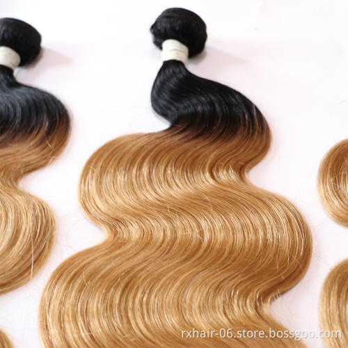 10A Grade Raw Virgin Brazilian Two Tone Hair Bundles